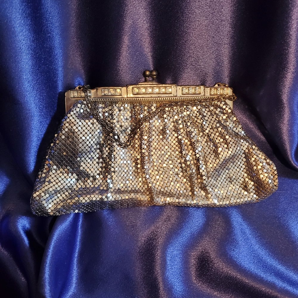 Vintage Whiting and Davis evening bag